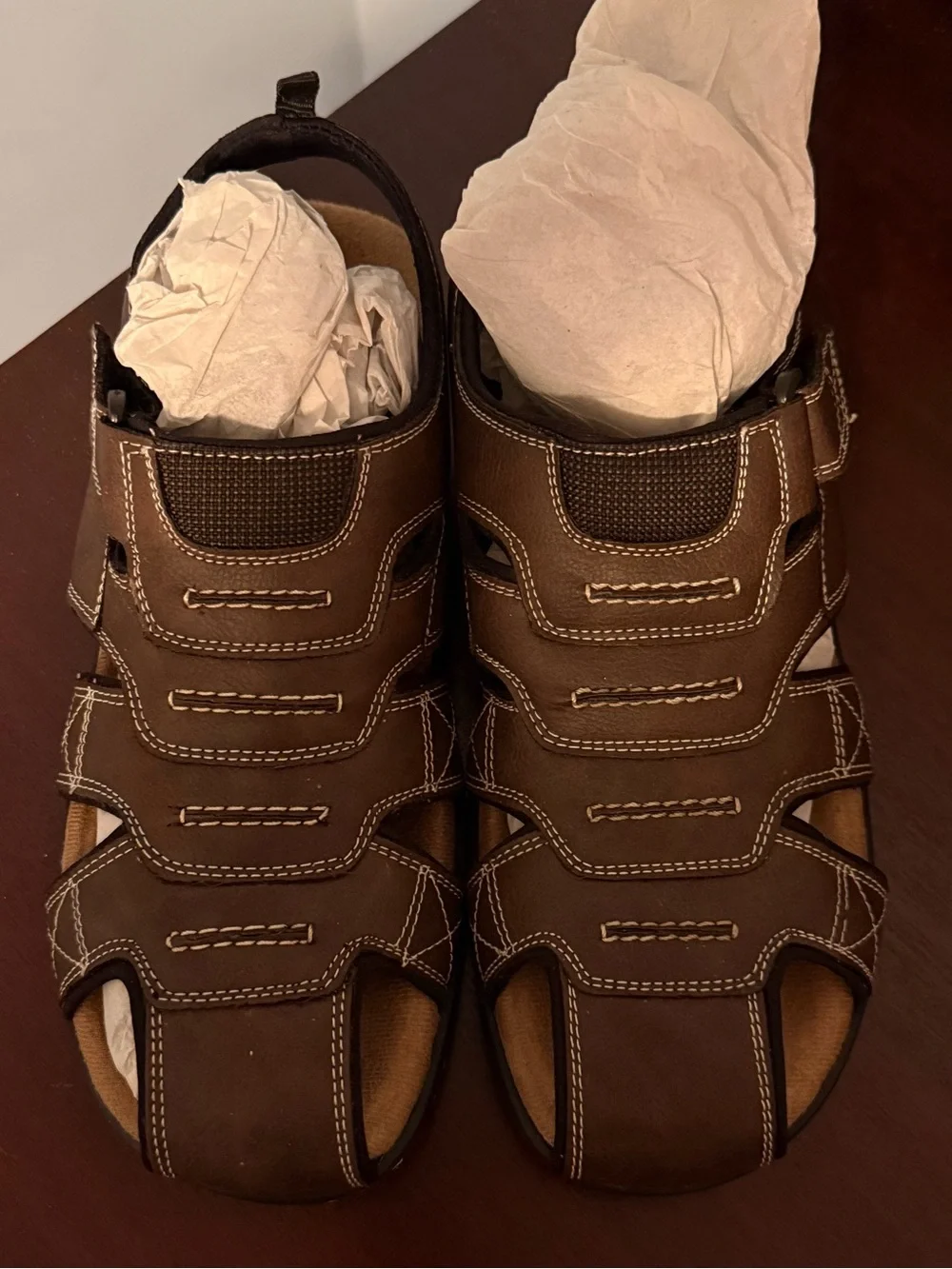 Dockers Brown Casual Shoes Box with White Logo